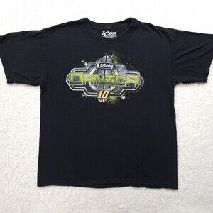 Danica Patrick's Nascar Chase Authentics Schedule T Shirt Size Large Black